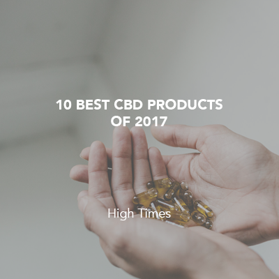 10 Best CBD Products Of 2017