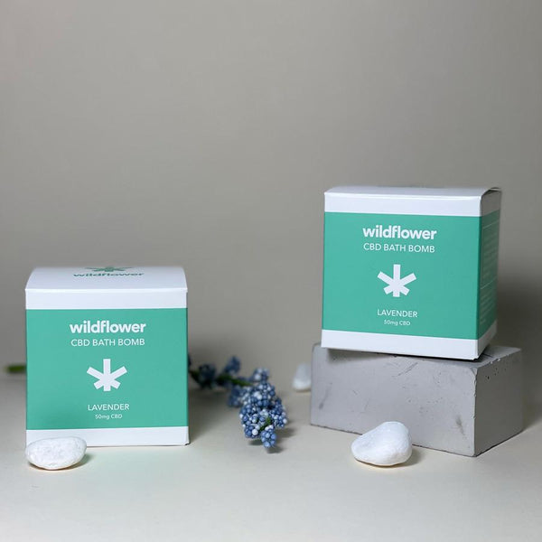 Lavender Bath Bombs (2 Pack) | Wildflower Wellness